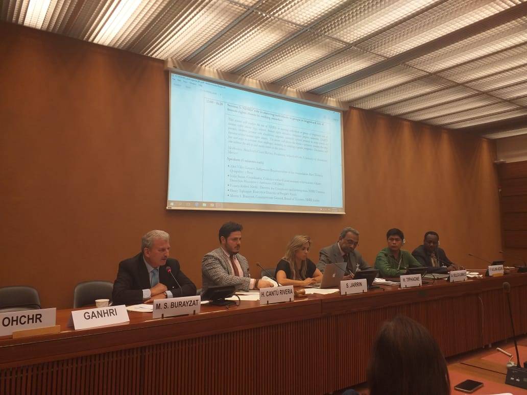 المركز الوطني لحقوق الانسان يشارك في الاجتماعات الدولية حقوق الانسان وقطاع الاعمال