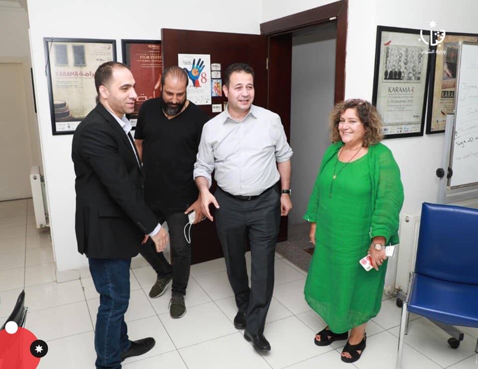 وزير الثقافة ووزير الشباب يزور (المعمل 612)