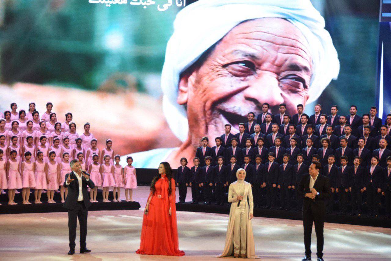 بحضور السيسي .. عمر العبداللات يبهر الجميع في القاهرة