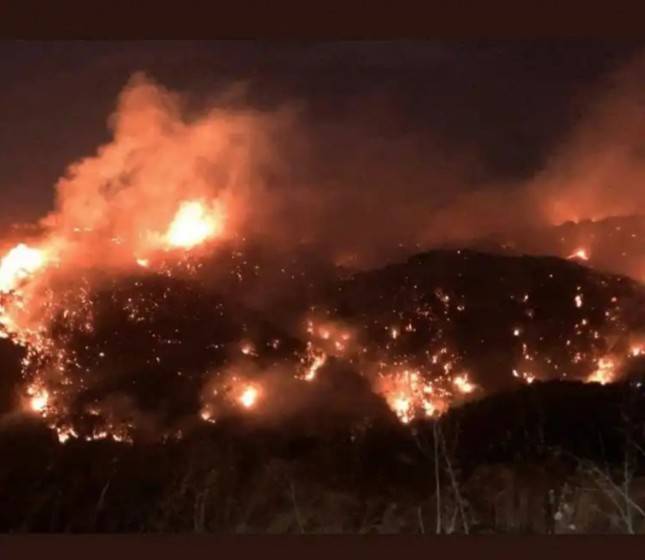 الحرائق تتجدد في عدد من مناطق ساحل الشوف اللبناني