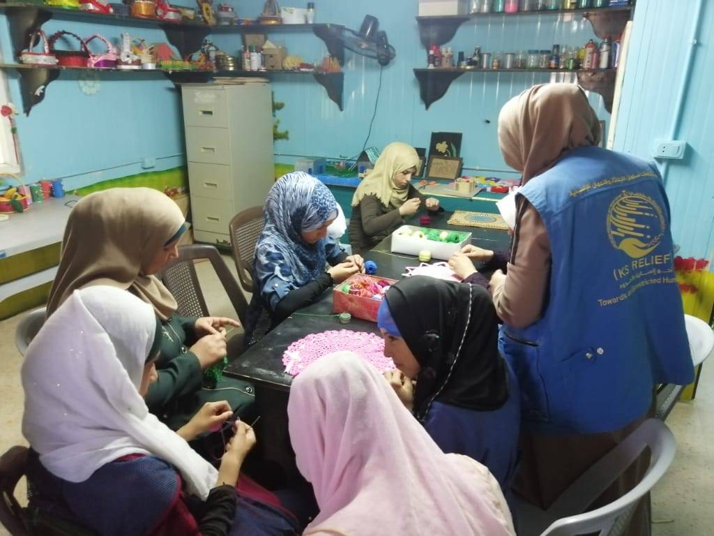 الدورة التعليمية والتدريبية التاسعة عشر يفتتحها مركز الملك سلمان من خلال المركز السعودي لخدمة المجتمع في مخيم الزعتري