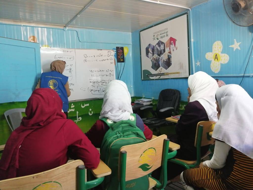 الدورة التعليمية والتدريبية التاسعة عشر يفتتحها مركز الملك سلمان من خلال المركز السعودي لخدمة المجتمع في مخيم الزعتري