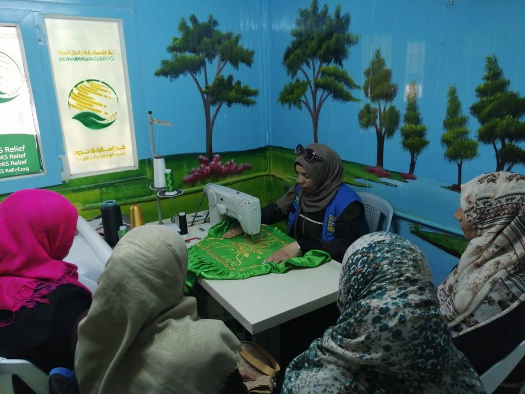 الدورة التعليمية والتدريبية التاسعة عشر يفتتحها مركز الملك سلمان من خلال المركز السعودي لخدمة المجتمع في مخيم الزعتري