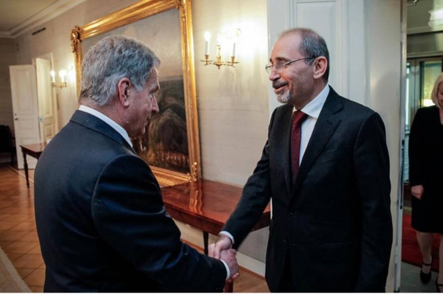 الرئيس الفنلندي ساولي يستقبل وزير الخارجية وشؤون المغتربين أيمن الصفدي