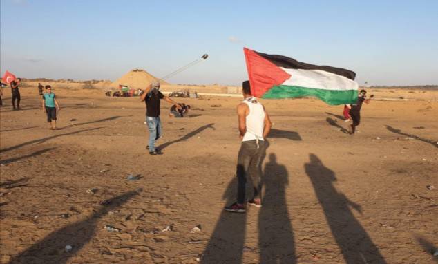 69 إصابة جراء اعتداء قوات الاحتلال على المتظاهرين في غزة