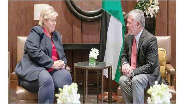 الملك يثمن الدعم الذي تقدمه النرويج للأردن في العديد من القطاعات التنموية