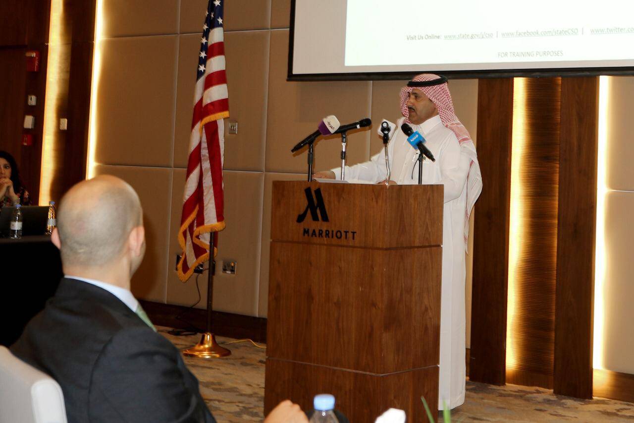 آل جابر : تدريب 60 سعودياً على الاستقرار واحتواء النزاعات 