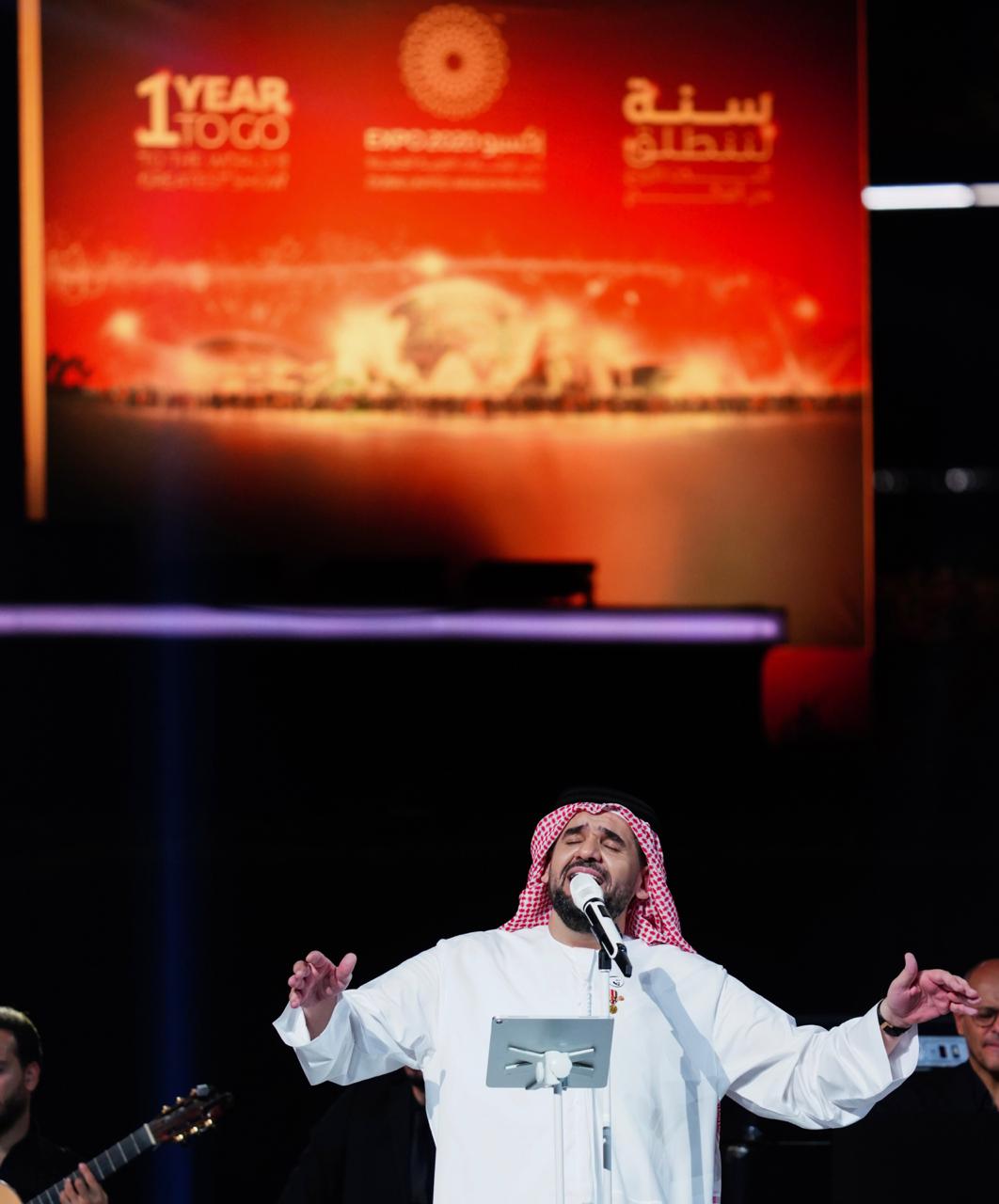 حسين الجسمي و مارايا كاري شريكين إستثنائيين بحفل عالمي في إكسبو 2020 دبي بالإمارات