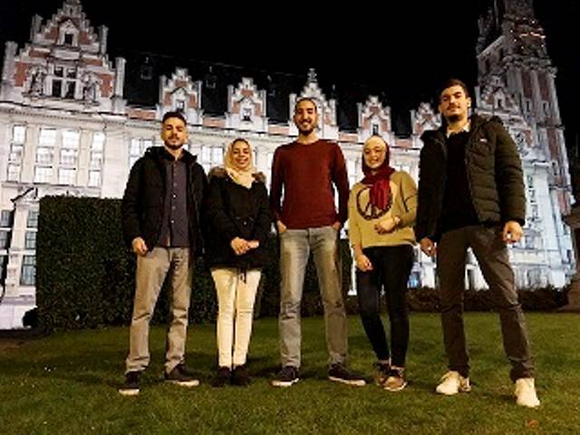 ضمن برنامج التبادل الطلابي ...طلبة من عمان الأھلیة یبدأون عامھم  الجامعي في بلجیكا