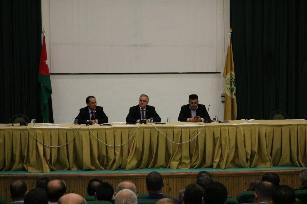 في لقاء مع أعضاء الهيئة التدريسية  أبو كركي: الجودة في التعليم هي ما نصبوا اليه في جامعة الحسين بن طلال