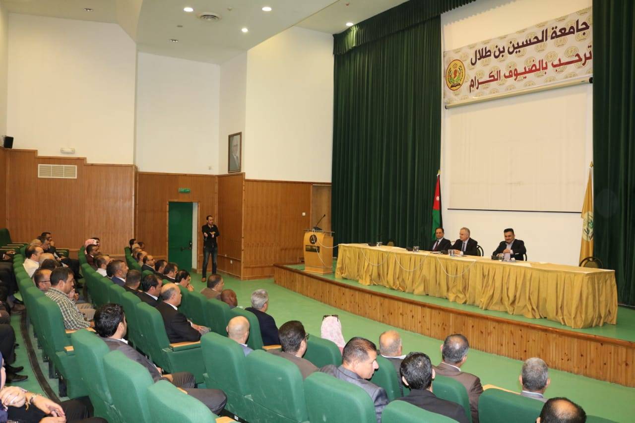 في لقاء مع أعضاء الهيئة التدريسية  أبو كركي: الجودة في التعليم هي ما نصبوا اليه في جامعة الحسين بن طلال