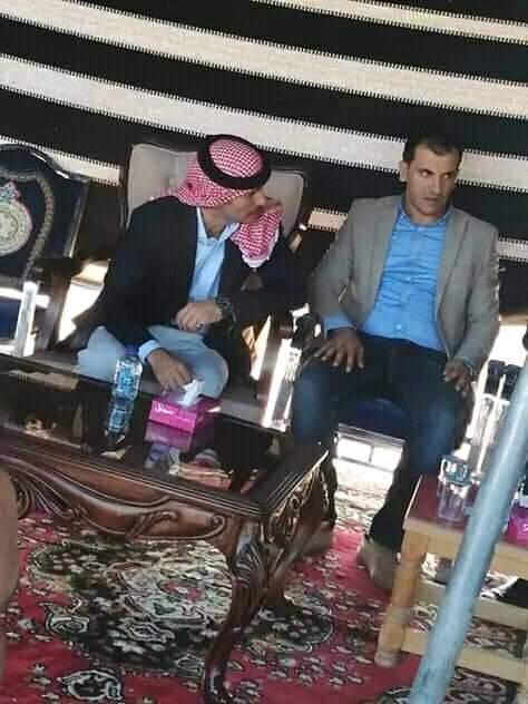 عشيرة الحديثات في مادبا تولم على شرف الأمير حمزة