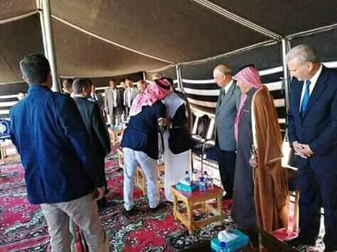 عشيرة الحديثات في مادبا تولم على شرف الأمير حمزة
