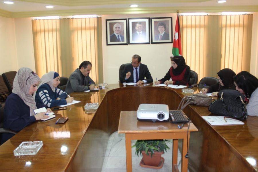 مدير مدينة الأمير محمد للشباب يستقبل عدداً من رؤساء الجمعيات الخيرية في محافظة الزرقاء