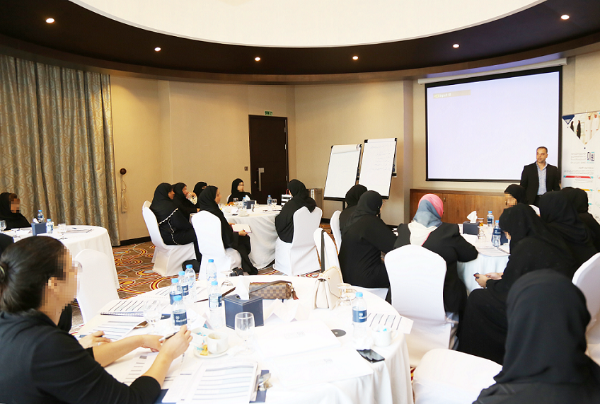 رُوّاد الشارقة تختتم ورشة تدریبیة في مجال إدارة المشاریع لأُسر نزلاء المؤسسة العقابیة