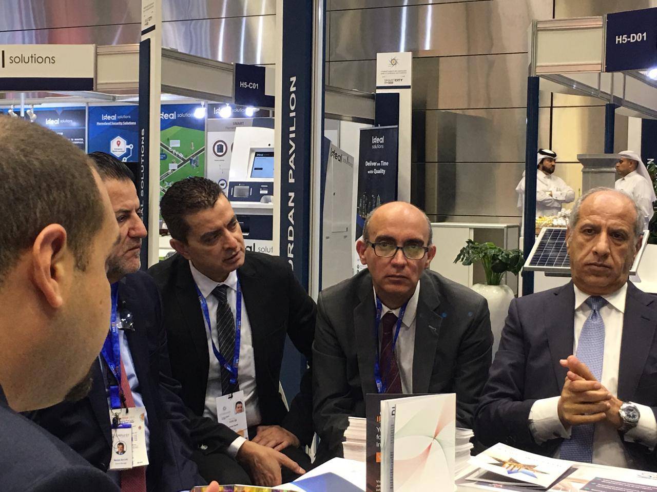 بتنظيم من جمعية انتاج وبحضور السفير الأردنيّ اللوزي افتتاح اول جناح أردنيّ في معرض قطر لتكنولوجيا المعلومات