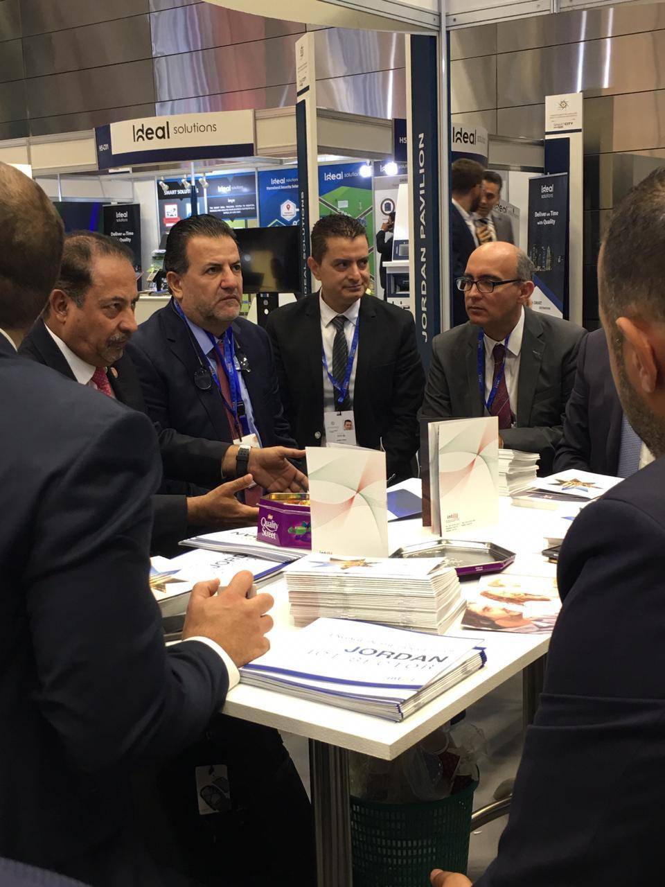 بتنظيم من جمعية انتاج وبحضور السفير الأردنيّ اللوزي افتتاح اول جناح أردنيّ في معرض قطر لتكنولوجيا المعلومات