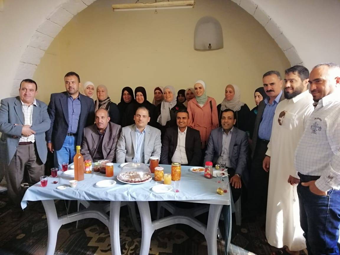 الوطني للبحوث الزراعية والأردنية لتطوير المشاريع  يتفقدان قصص نجاح .في محافظة عجلون   