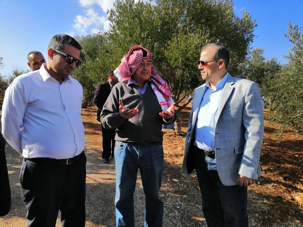 الوطني للبحوث الزراعية والأردنية لتطوير المشاريع  يتفقدان قصص نجاح .في محافظة عجلون   