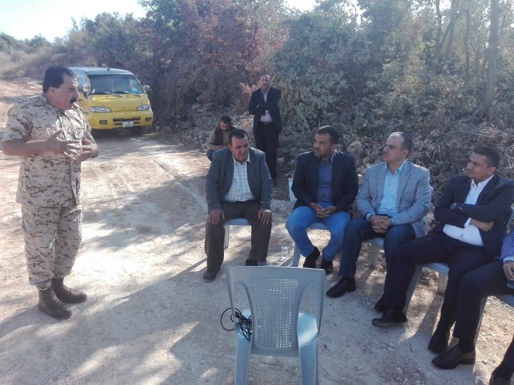 الوطني للبحوث الزراعية والأردنية لتطوير المشاريع  يتفقدان قصص نجاح .في محافظة عجلون   