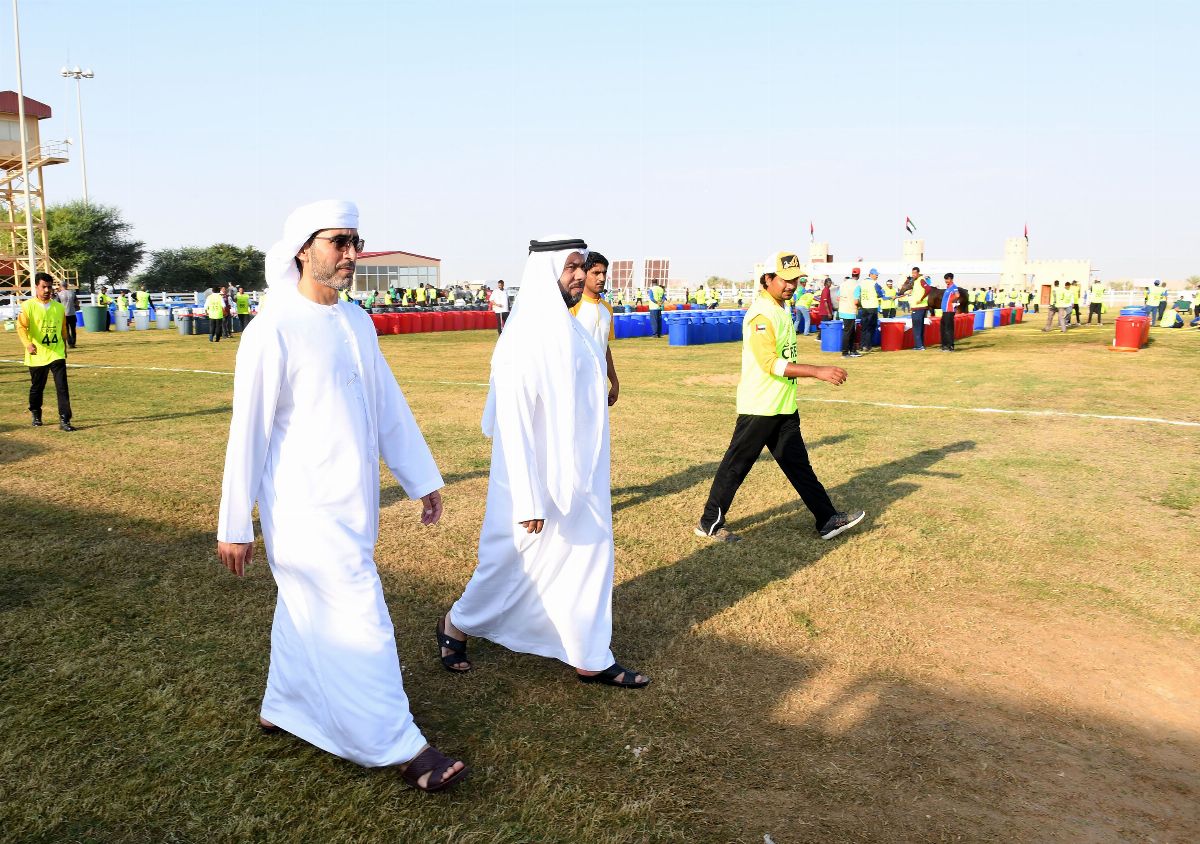 برعاية سلطان بن زايد : ختام سباقات العين التأهيلية بقرية بوذيب