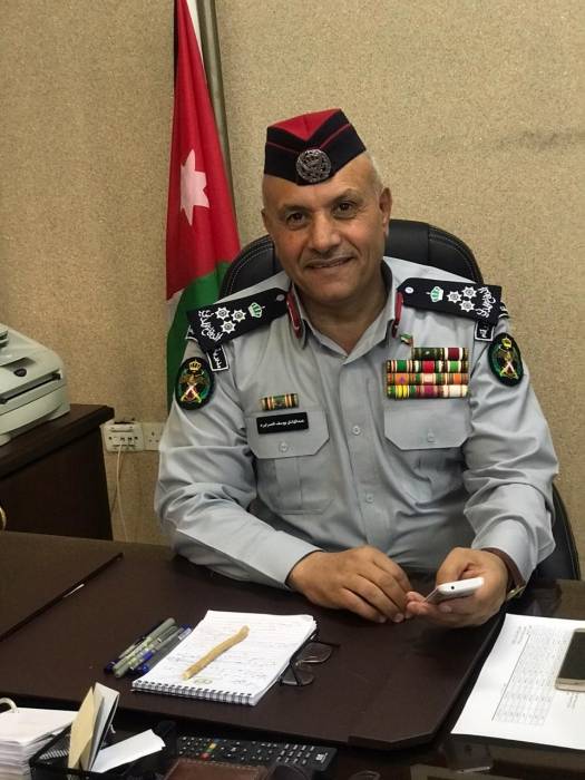 تهنئة للعميد عبد الهادي الصرايرة بمناسبة الترفيع