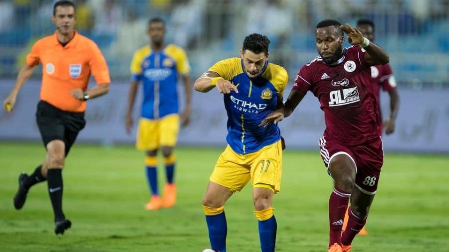 النصر السعودي يسعى لاعتلاء قمة ترتيب الدوري .. مواجهة مؤجلة