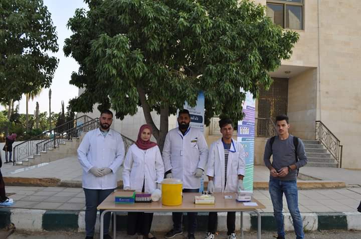 رئيس جامعة جدارا يفتتح اليوم الصحي لكلية الصيدلة