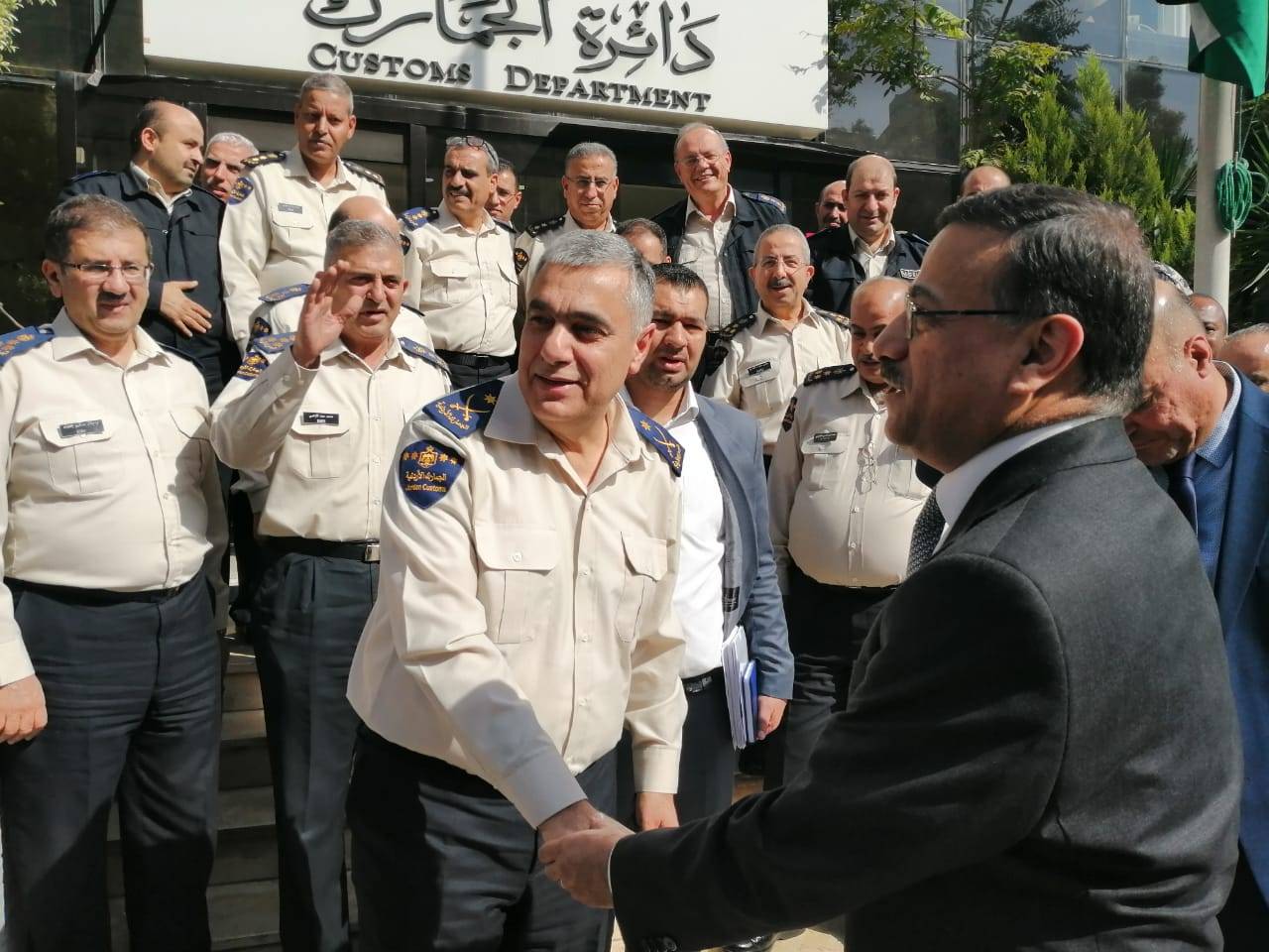 كناكرية يزور دائرة الجمارك مودّعاً