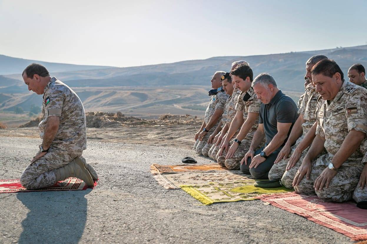 جلالة الملك عبدالله الثاني يزور الباقوره  ..صور 