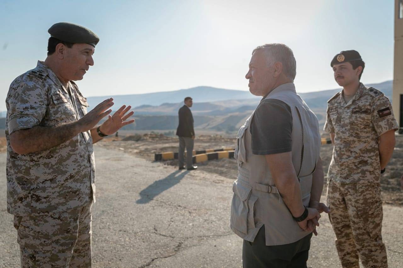 جلالة الملك عبدالله الثاني يزور الباقوره  ..صور 