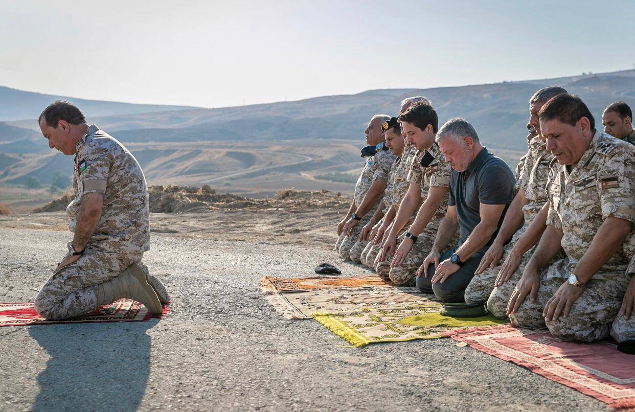 جلالة الملك عبدالله الثاني يزور الباقوره  ..صور 
