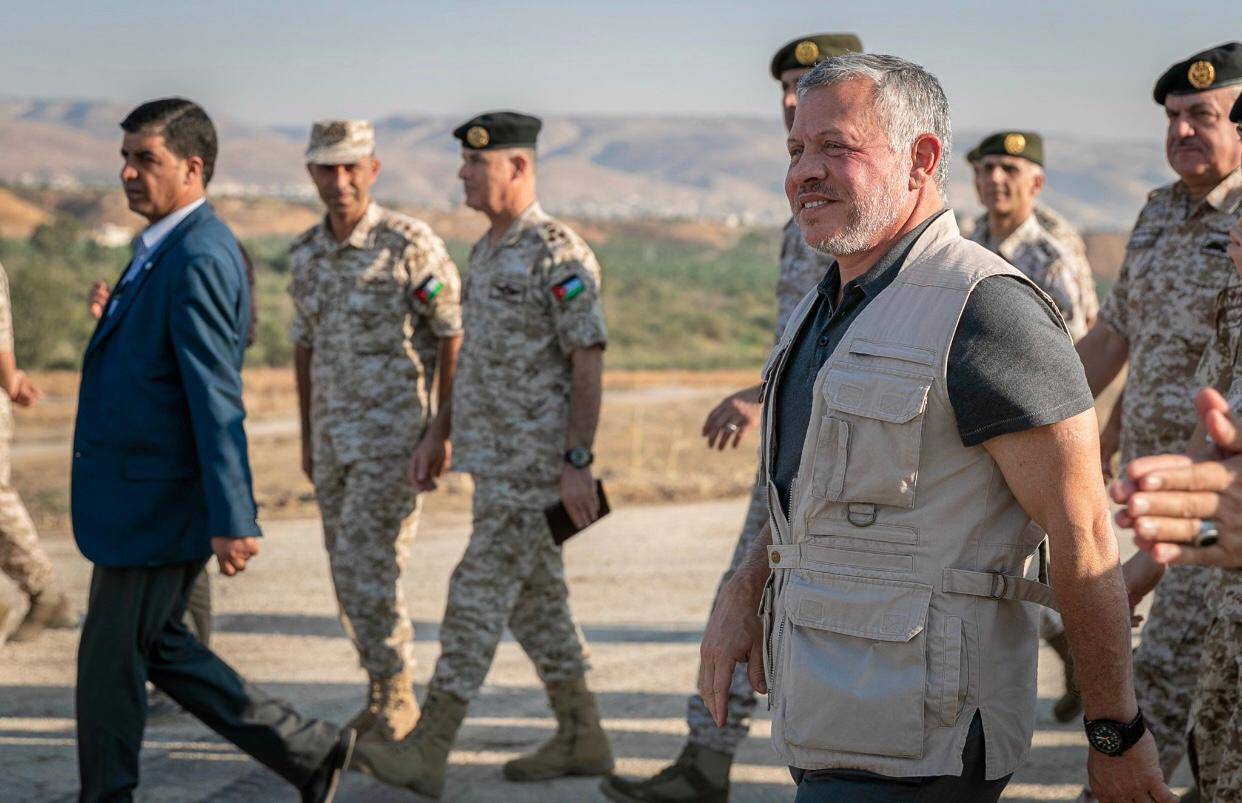 جلالة الملك عبدالله الثاني يزور الباقوره  ..صور 