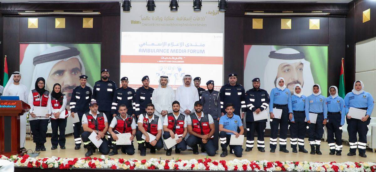 مؤسسة دبي لخدمات الإسعاف تنظم منتدى الإعلام الإسعافي تحت شعار المُسعِف الإماراتي