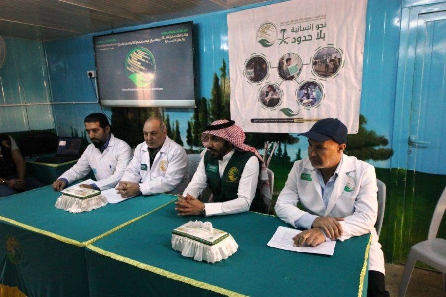 عيادات مركز الملك سلمان للاغاثة والاعمال الانسانية في الزعتري تقيم ورشة تثقيفة حول مرض السكري