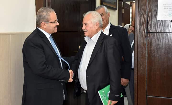 رئيس جامعة جدارا يلتقي رئيس وأعضاء جمعية عون الثقافية