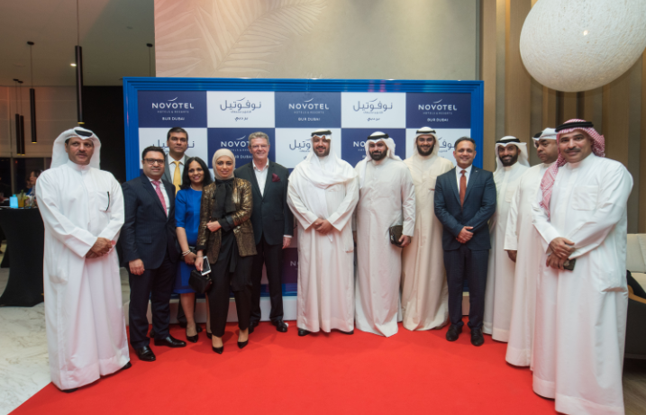 الشيخ مبارك العبدالله المبارك الصباح يفتتح رسمياً فندق نوفوتيل بر دبي