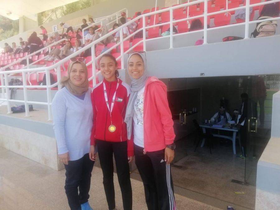 الطالبة الخطيب تحرز الميدالية البرونزية على مستوى لواء الجامعة في ألعاب القوى