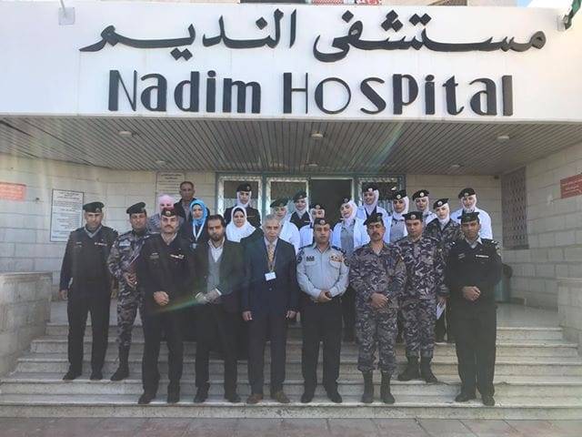 مديرية دفاع مدني مادبا تنظم مبادرة   (التطبيق العملي للمسعفات) داخل مستشفى النديم الحكومي