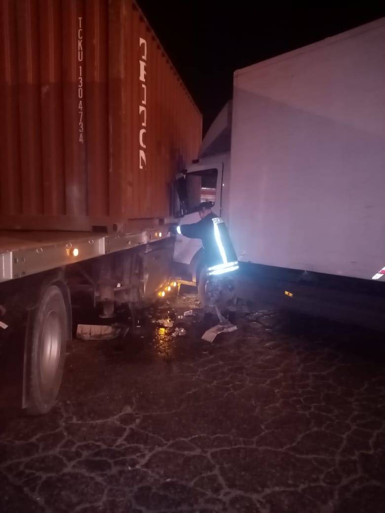 إصابة شخص  اثر حادث تصادم في محافظة العاصمة