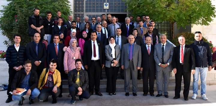 كلية القانون  بجامعة جدارا تنظم  محاضرة بطحول إجراءات التشريع ودور ديوان التشريع والرأي في سن التشريعات 