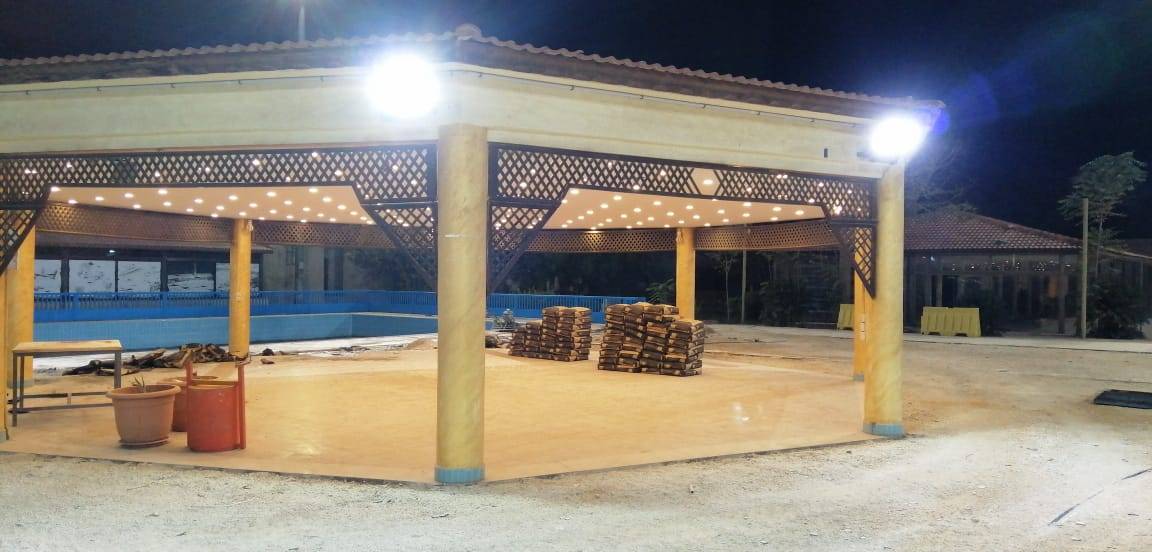 البدء بتنفيذ خطة أعمال ترميم وصيانة شاملة لكافة مرافق نادي مدينة الأمير محمد للشباب 