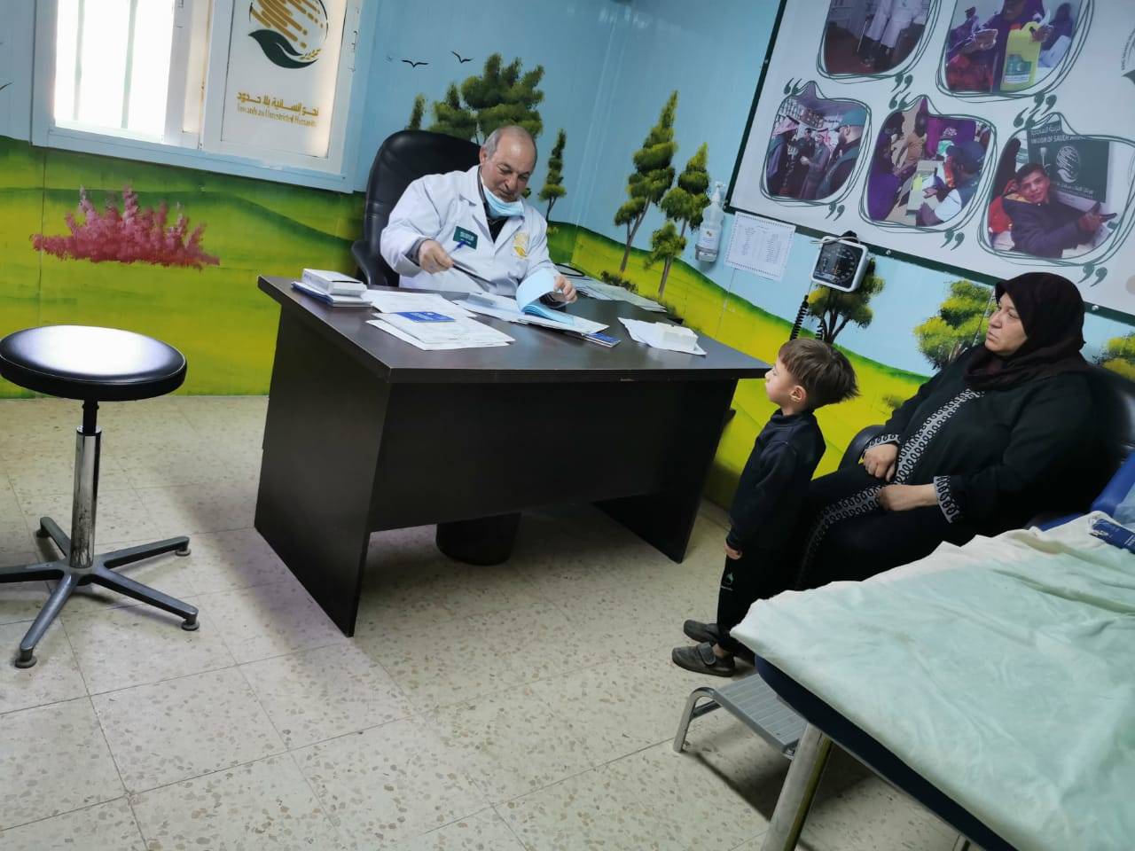 عيادات مركز الملك سلمان تعالج اكثر من (6) الاف طفل سوري في الزعتري خلال شهر أكتوبر من العام 2019م