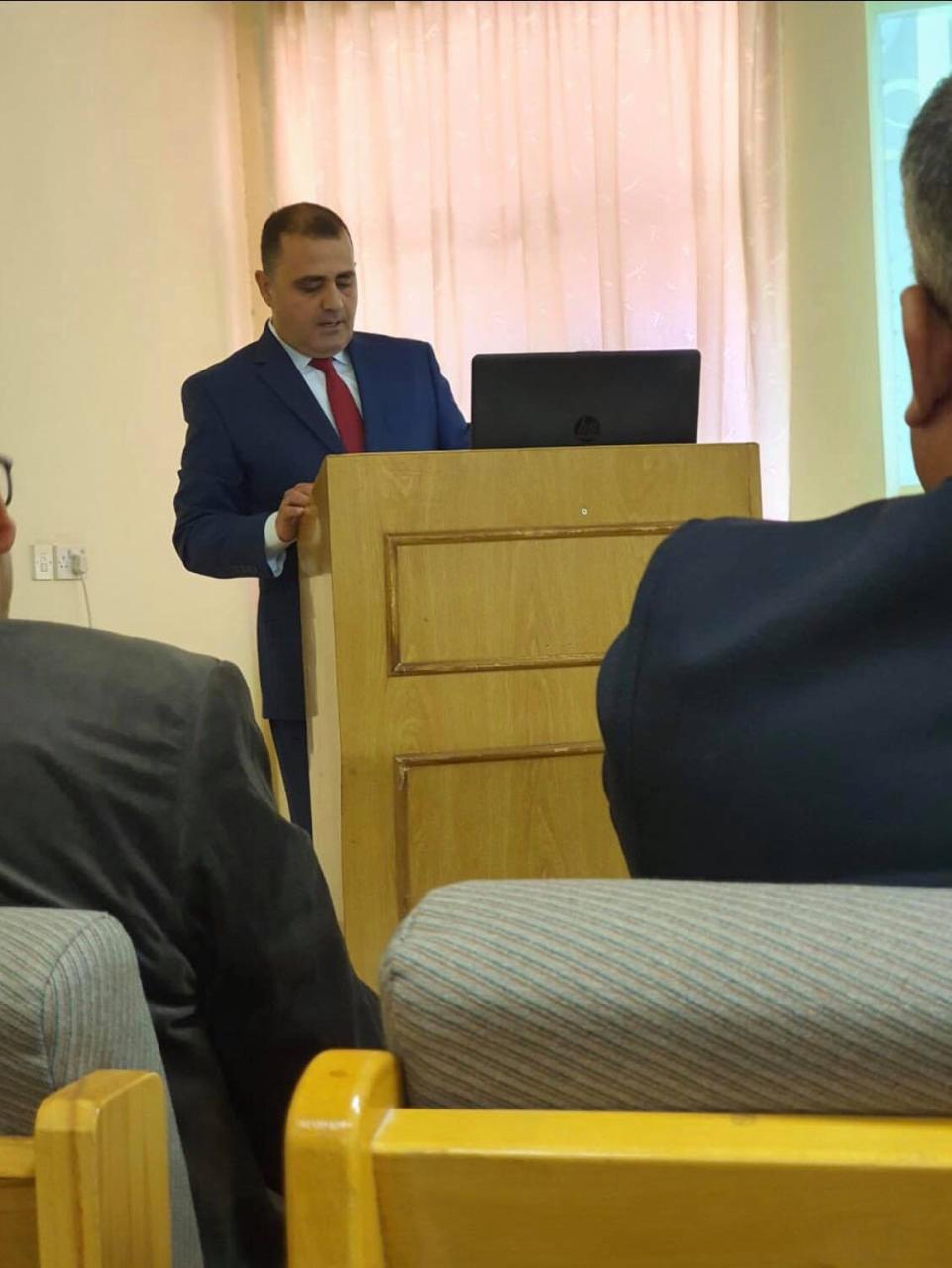 الباحث معتصم العمري يحصل على الماجستير في إدارة الأزمات والكوارث من الهاشمية 