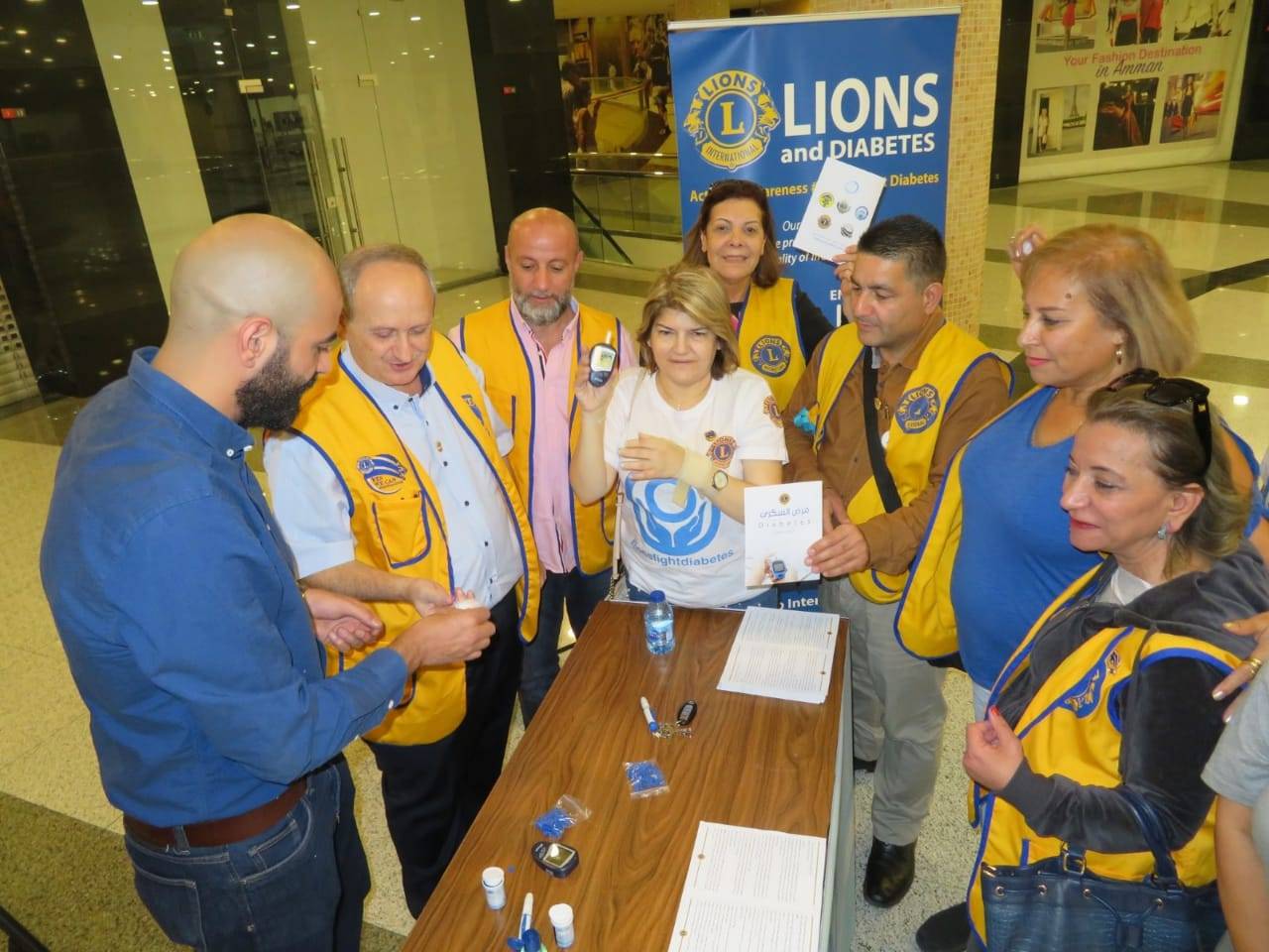 أندية الليونز تحتفل باليوم العلمي للسكري