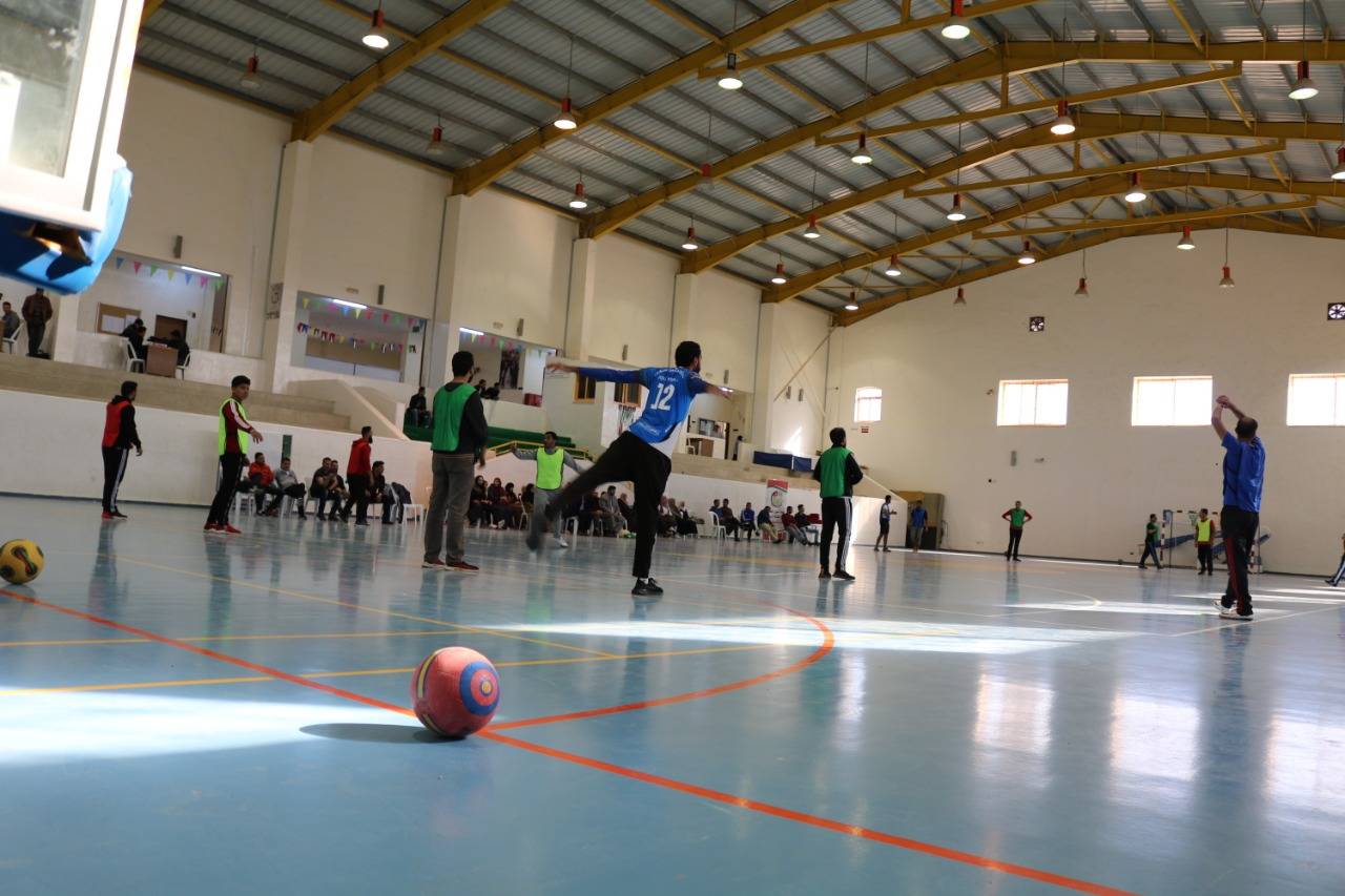 ورشة تدريبية عن لعبة (كرة العين) في جامعة الحسين بن طلال