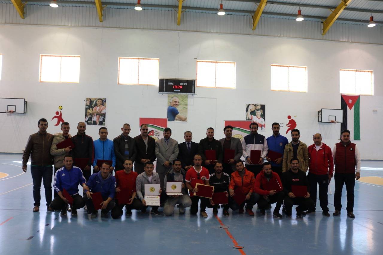 ورشة تدريبية عن لعبة (كرة العين) في جامعة الحسين بن طلال