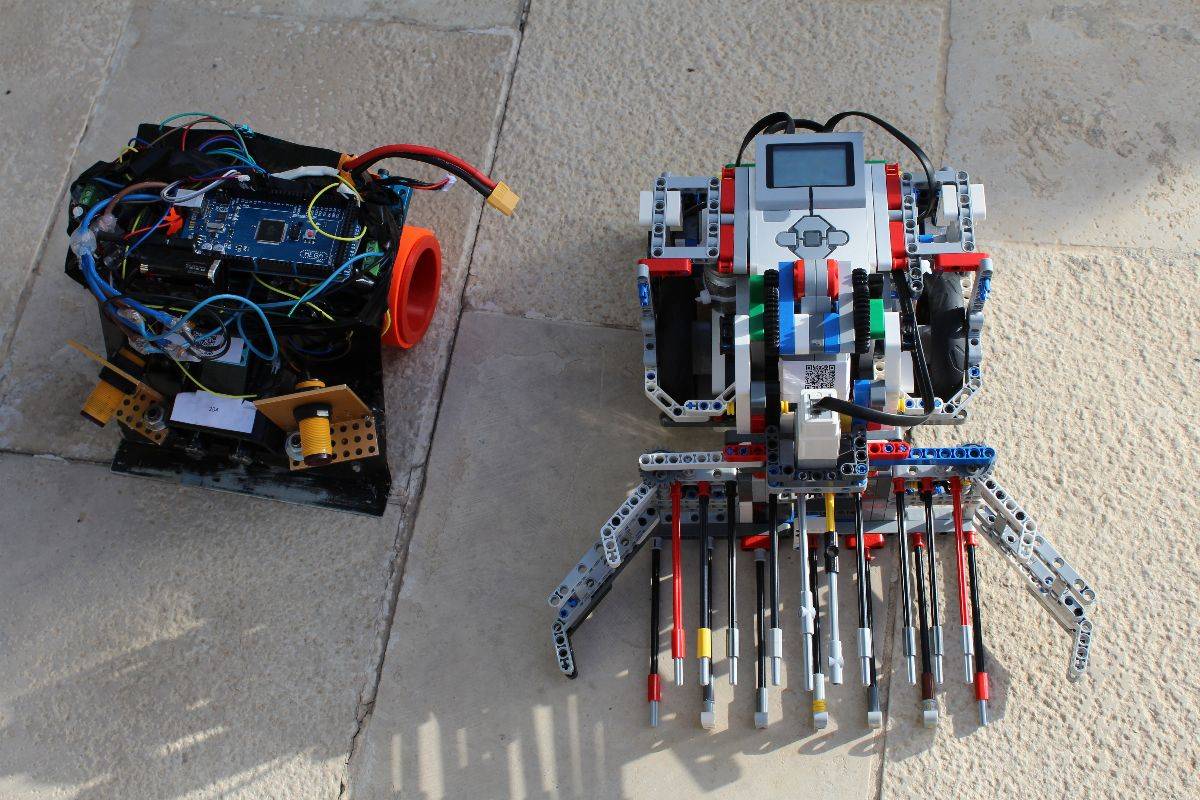 مدارس النظم الحديثة تحقق على مستوى المملكة المركز الثالث عن مشروع (Grendizer 1) والمركز الثالث عن مشروع (Grendizer 2) مسابقة جمع الكرات