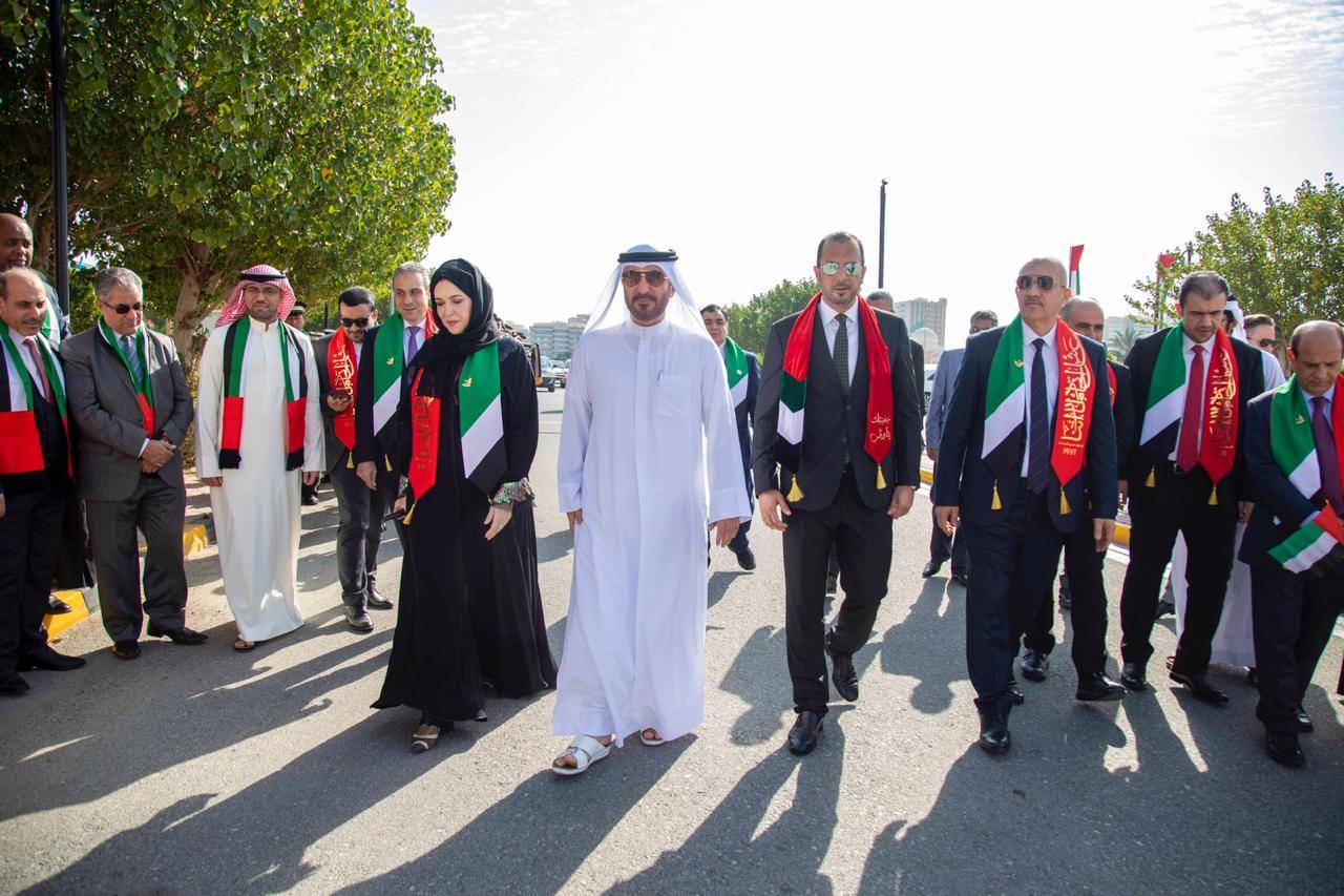 ماجد النعيمي يشهد احتفالات جامعة عجمان باليوم الوطني الـ 48