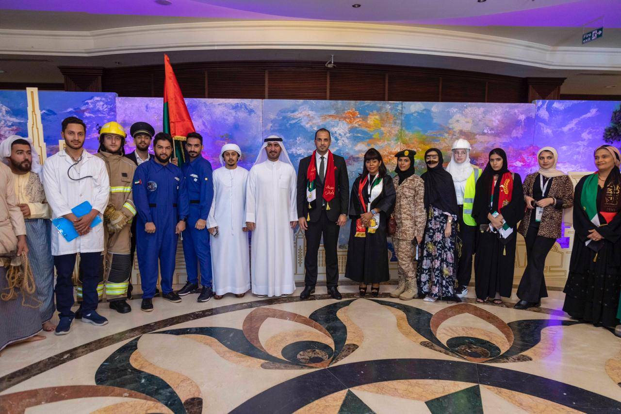 ماجد النعيمي يشهد احتفالات جامعة عجمان باليوم الوطني الـ 48